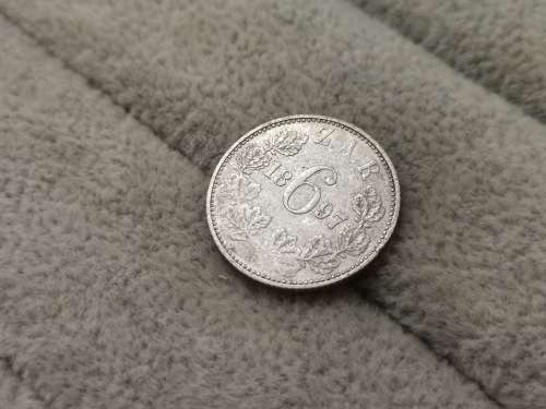 ZAR 1897 Sixpence