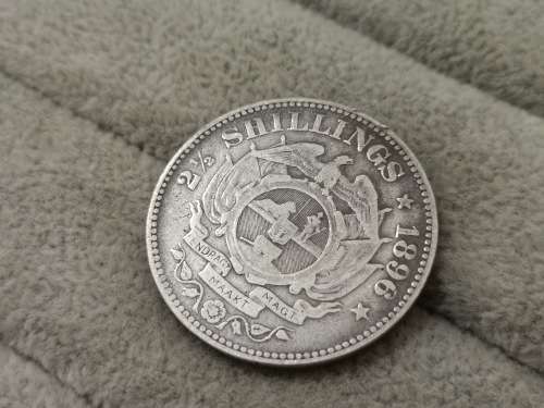 ZAR 1896 2 and 1/2 Shilling