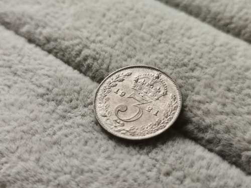 1921 British 3 Pence