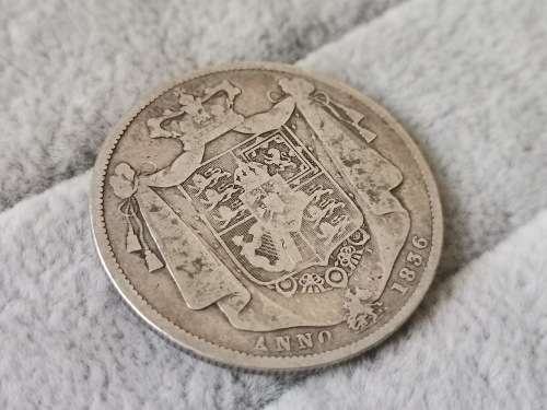 British 1836  Half Crown