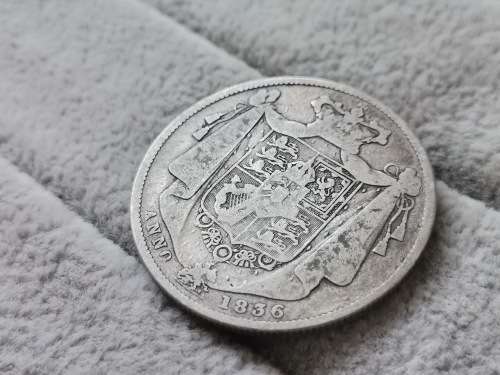 British 1836  Half Crown