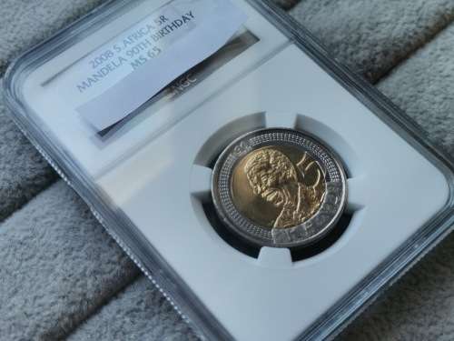 2008 5 Rand Mandela 90th Birthday