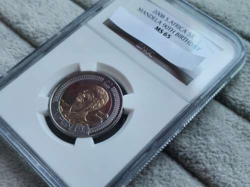 2008 5 Rand Mandela 90th Birthday