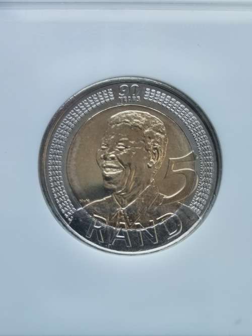 2008 5 Rand Mandela 90th Birthday