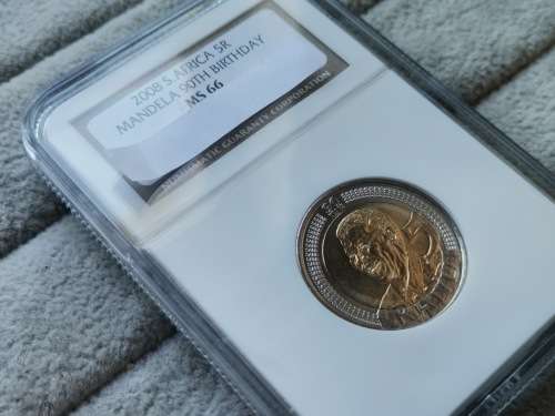 2008 5 Rand Mandela 90th Birthday