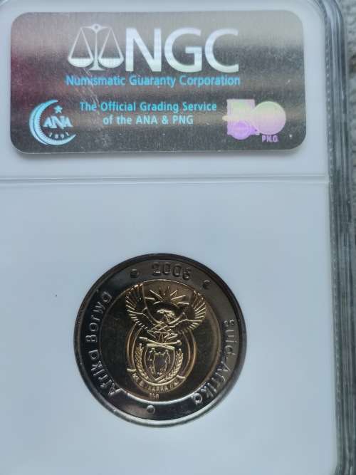 2008 5 Rand Mandela 90th Birthday