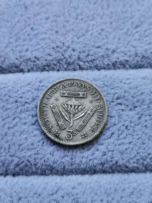 Union 1933 Threepence