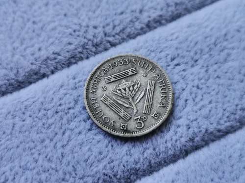 Union 1933 Threepence