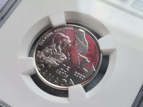 2020 Canada 25 Cent Kermode Bear