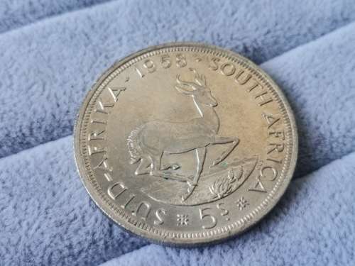 Union 1958 Proof Five Shilling