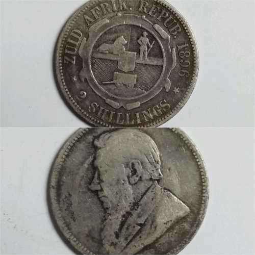 ZAR 1896 Two Shilling