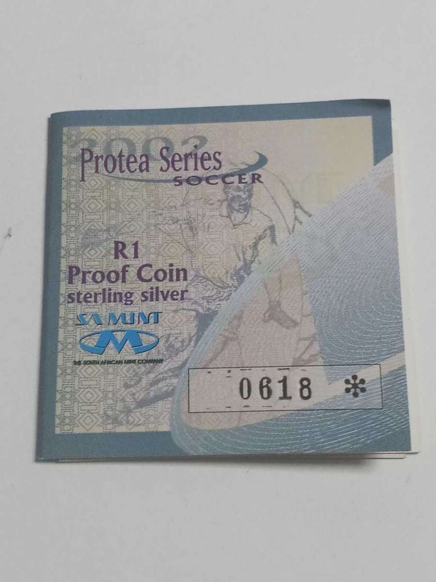 DISCOUNT!!! 2002 Silver Protea One Rand PROOF