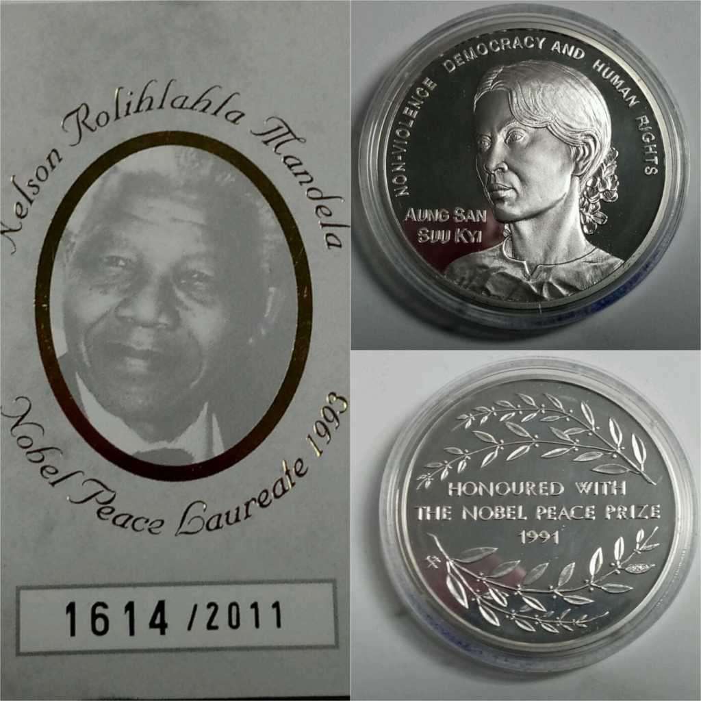 DISCOUNT!!! 2011 Nobel Peace Price Commemorative Medal