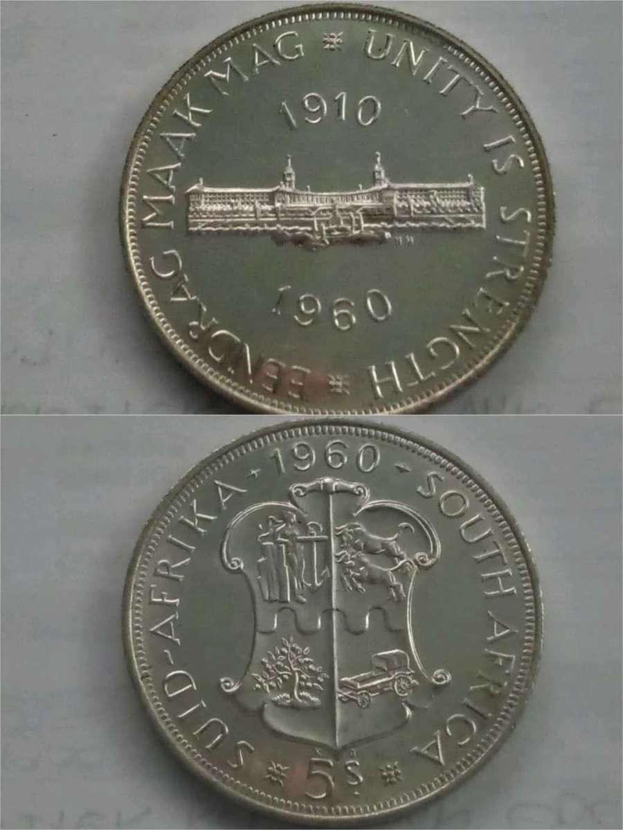 DISCOUNT!!! Union 1960 Five Shilling - PROOF