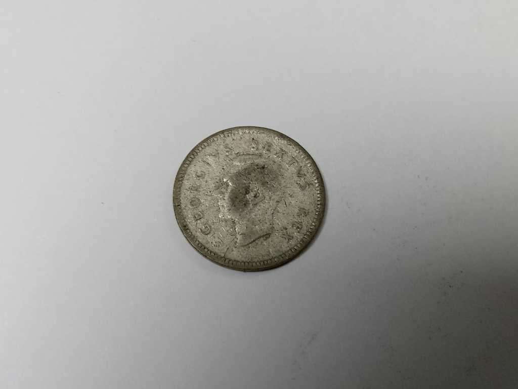 Discount!!! Union 1951 Threepence - Planchet ERROR
