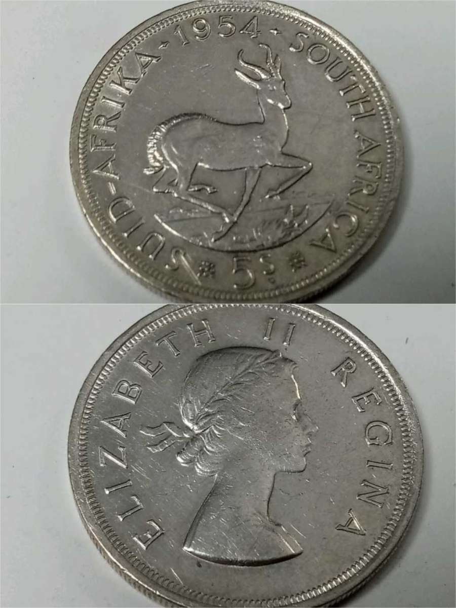 Union 1954 Five Shilling