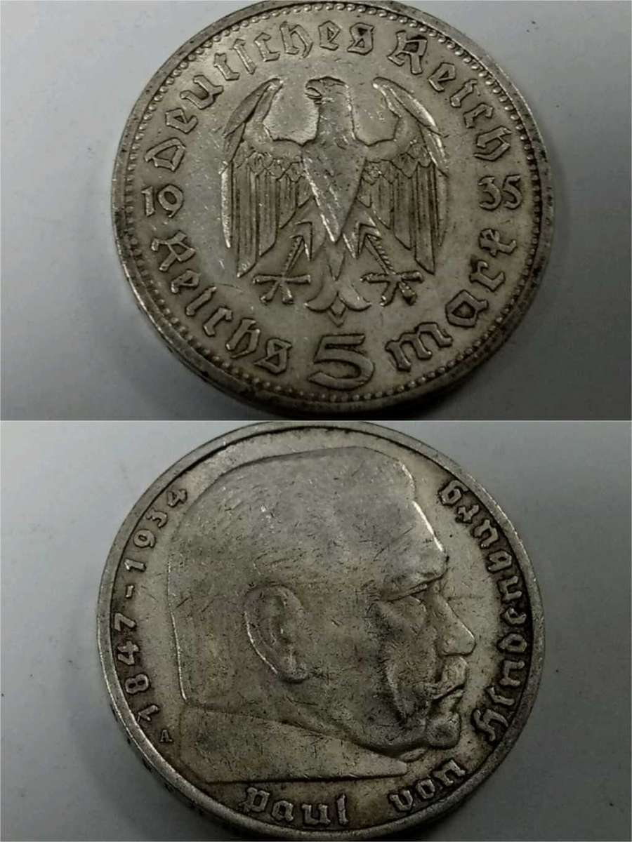 !!!Discount!!! Five Reighmark 1935 `A` Mintmark