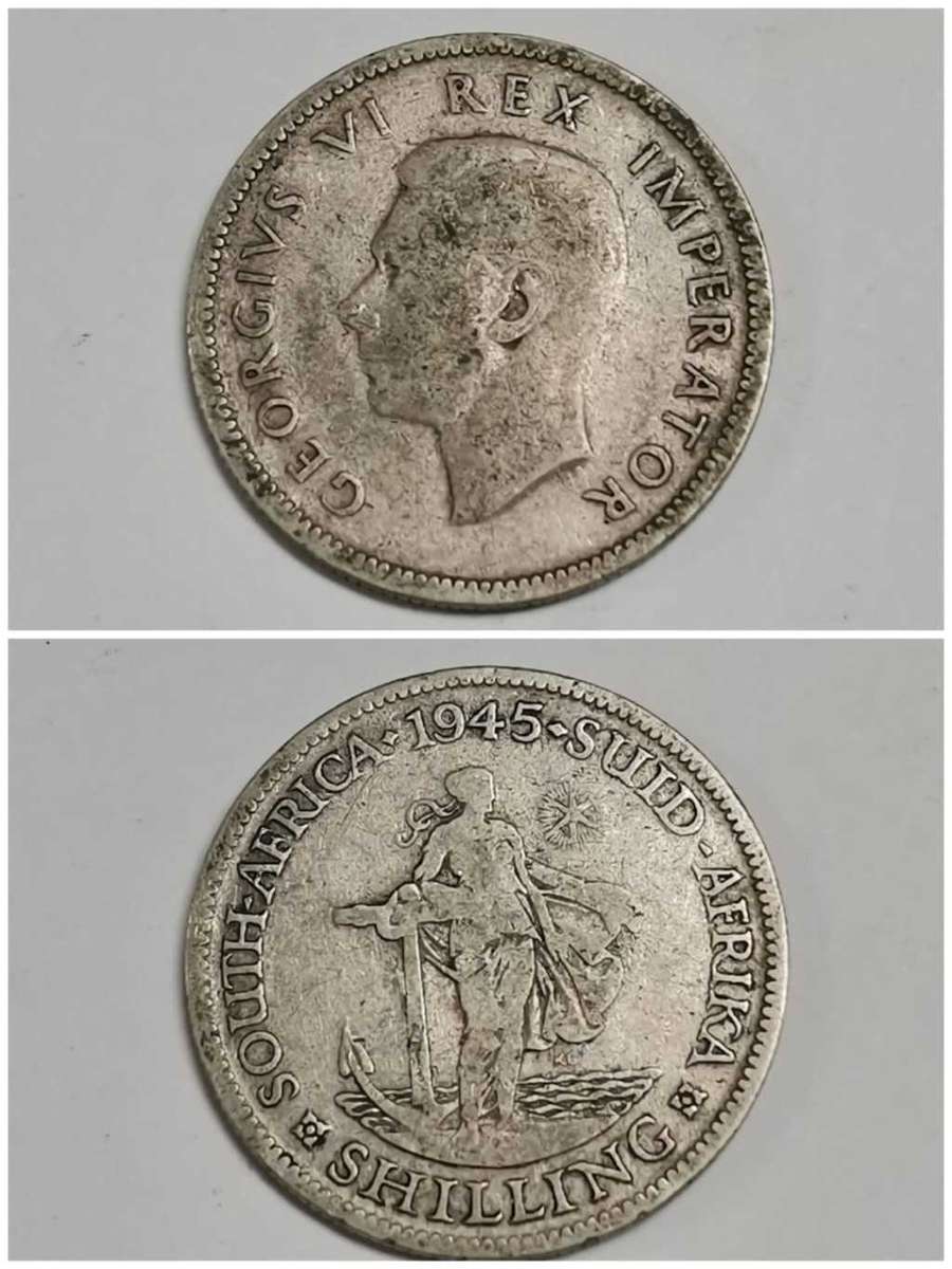 Discount!!! Union 1 Shilling 1945