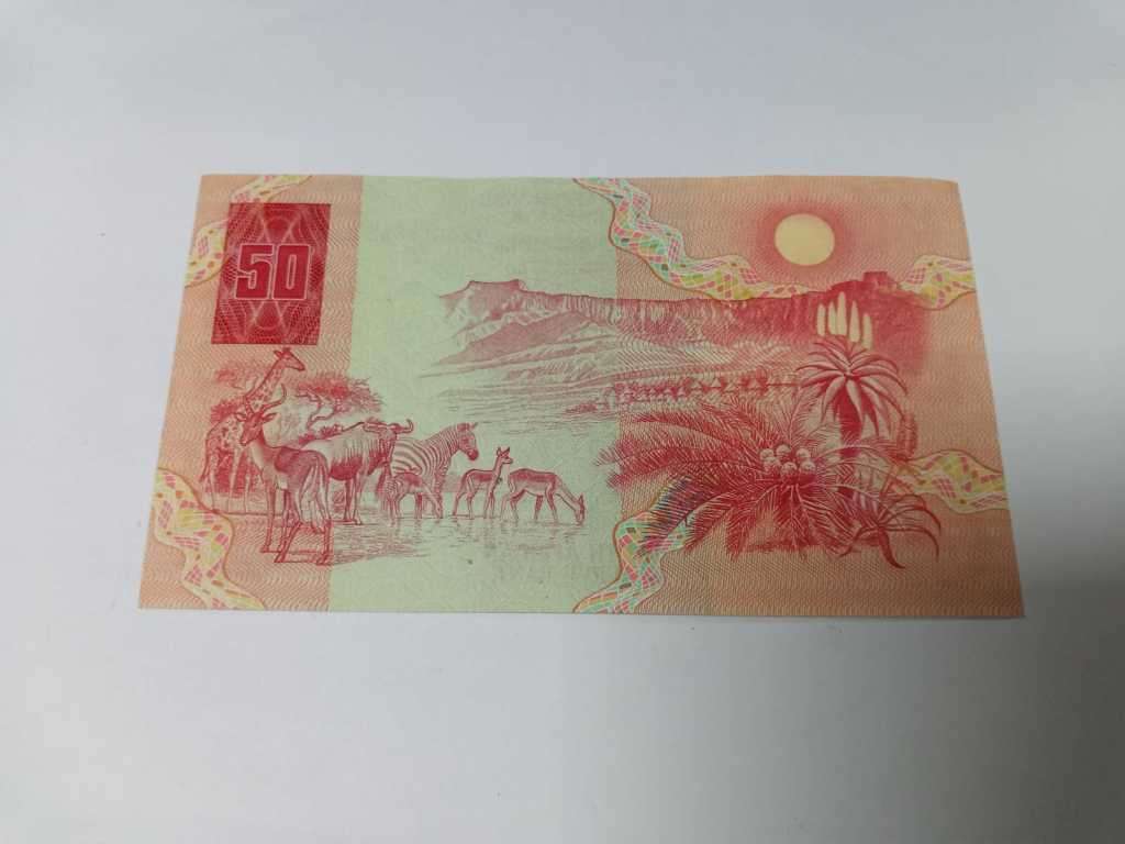 RSA 50 Rand late 1980's(G de Kock 3rd Issue) - XX Replacement - aUNC condition