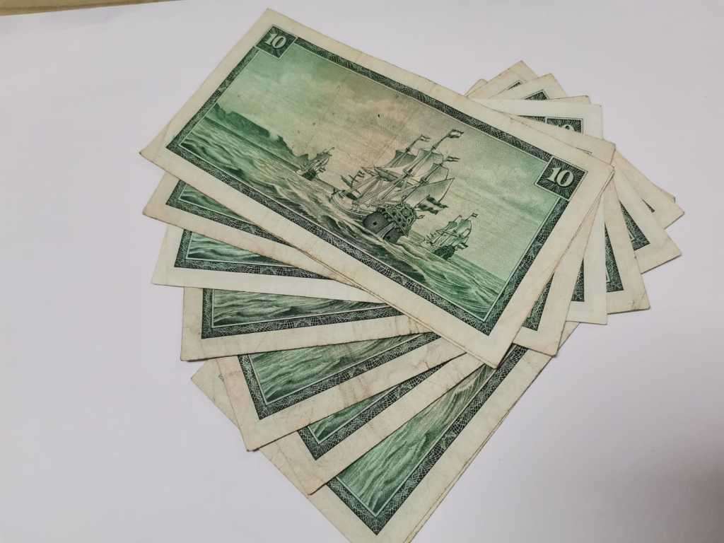 RSA 10 Rand 1976(TW de Jongh 3rd Issue) - W13 Replacement(Riebeeck watermark)