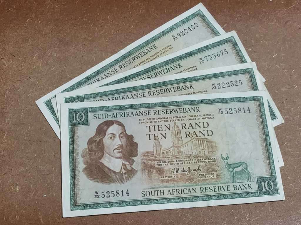 RSA 10 Rand 1976(TW de Jongh 3rd Issue) - W22 Replacement