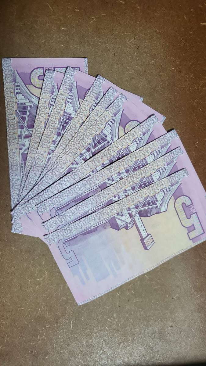 RSA 5 Rand early 1990's(C Stals 1st Issue) - 10 in Sequence - aUNC condition