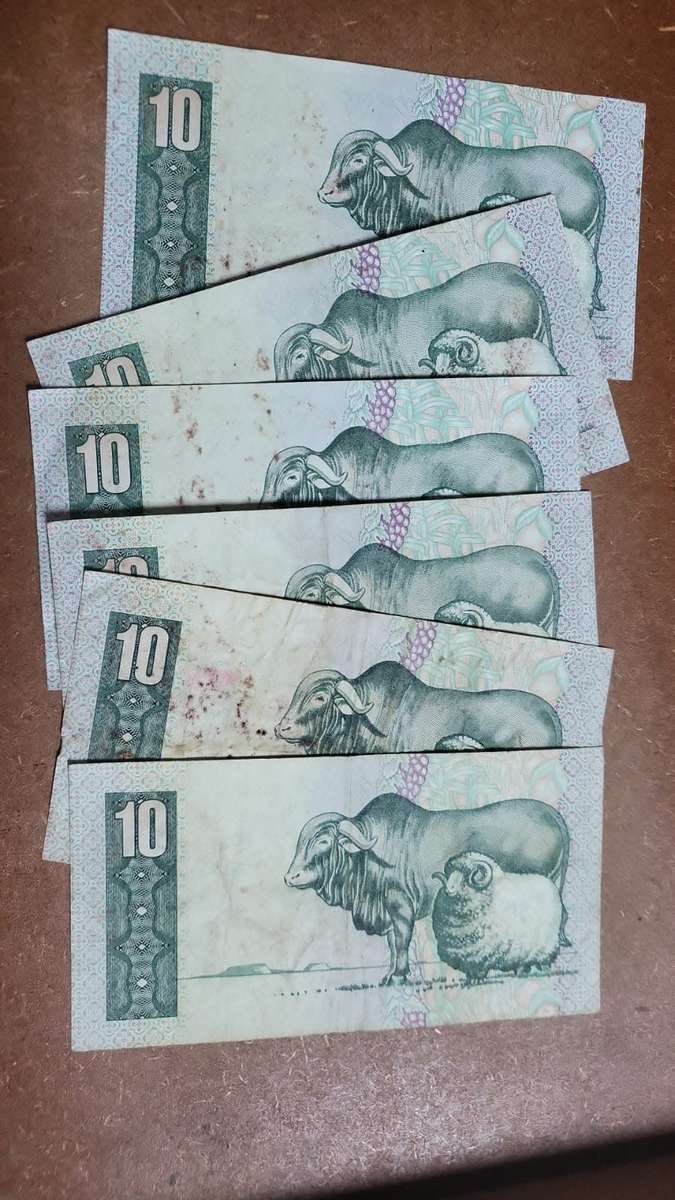 RSA 10 Rand 1982(G de Kock 2nd Issue) - Y12 Replacement - Filler