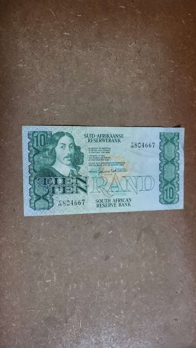 RSA 10 Rand 1982(G de Kock 2nd Issue) - Y18 Replacement