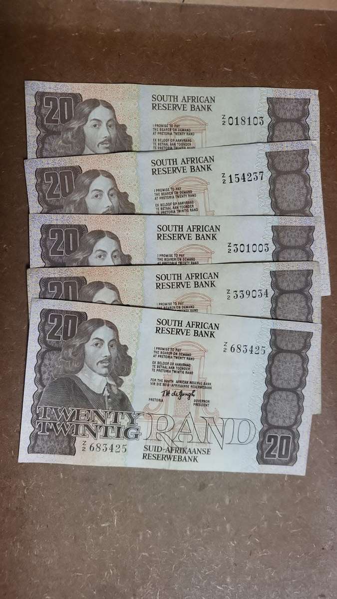 RSA 20 Rand 1979(TW de Jongh 4th Issue) - Z2 Replacement