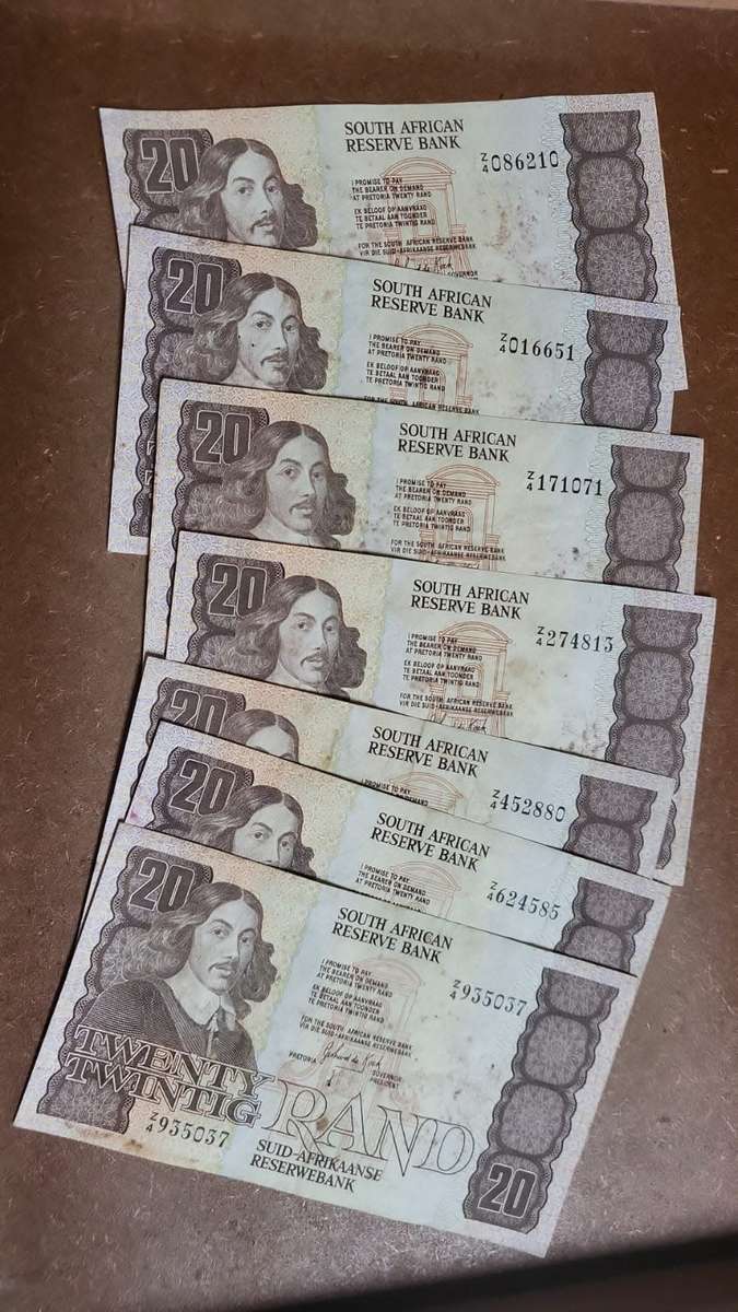 RSA 20 Rand 1981(G de Kock 1st Issue) - Z4 Replacement - Filler note