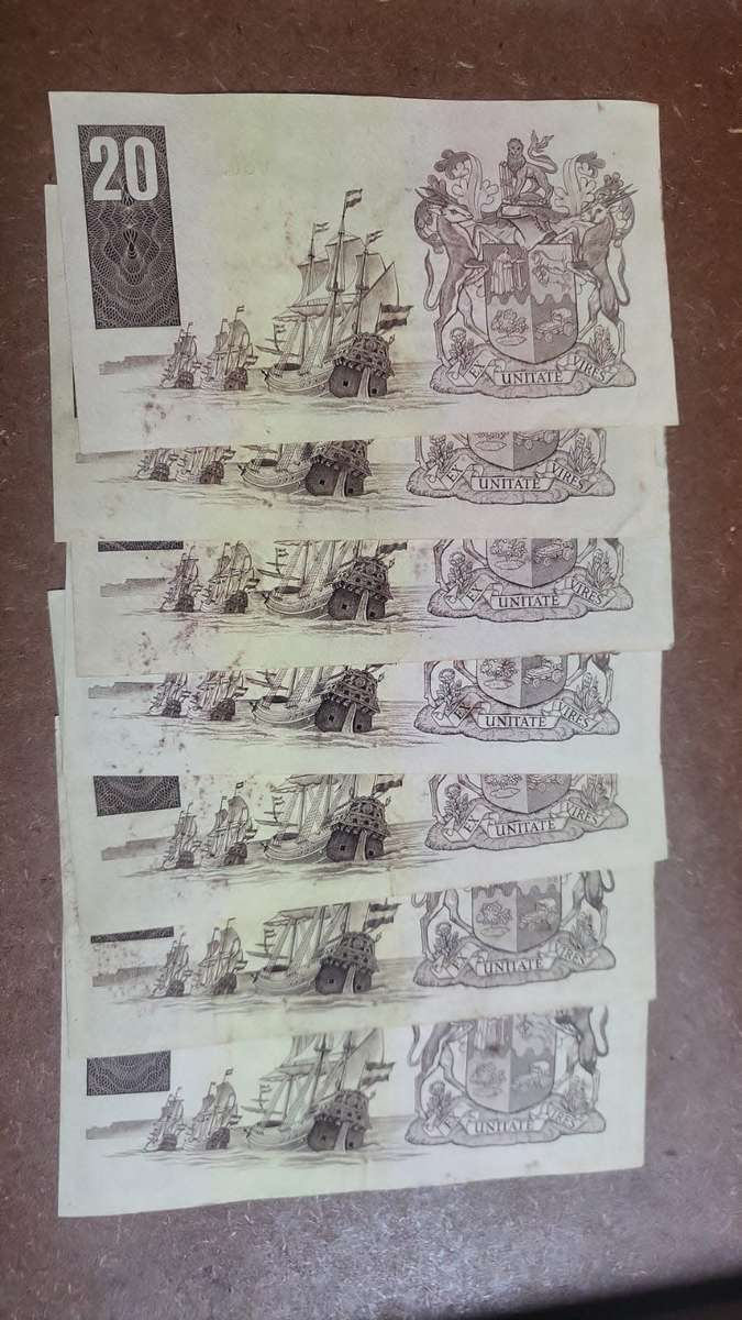 RSA 20 Rand 1981(G de Kock 1st Issue) - Z4 Replacement - Filler note