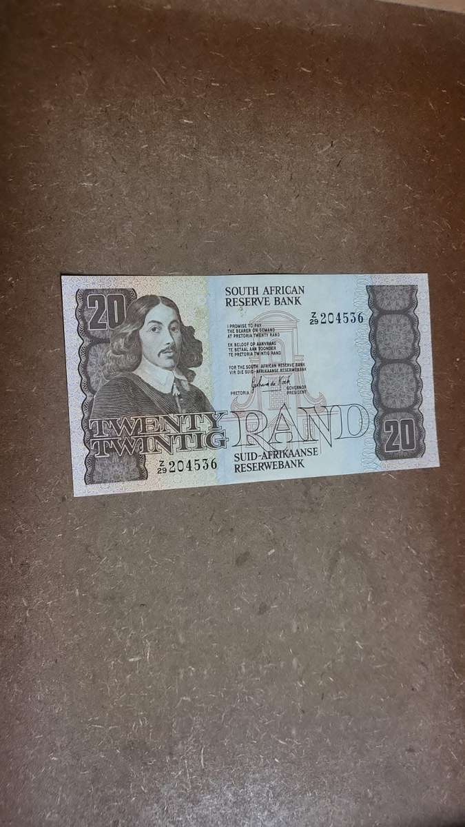 RSA 20 Rand late 1980's(G de Kock 3rd Issue) - Z29 Replacement - Nice Condition