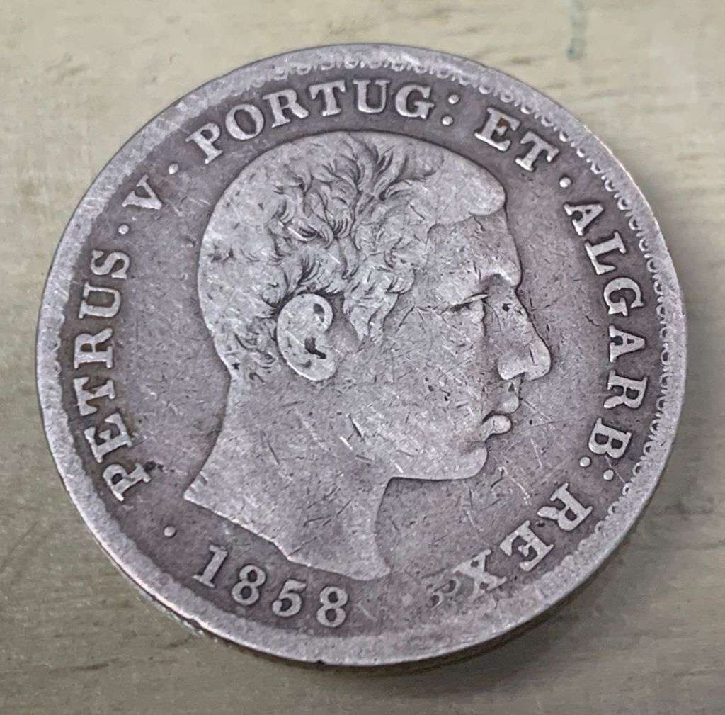 Portugal 500 Reis 1858