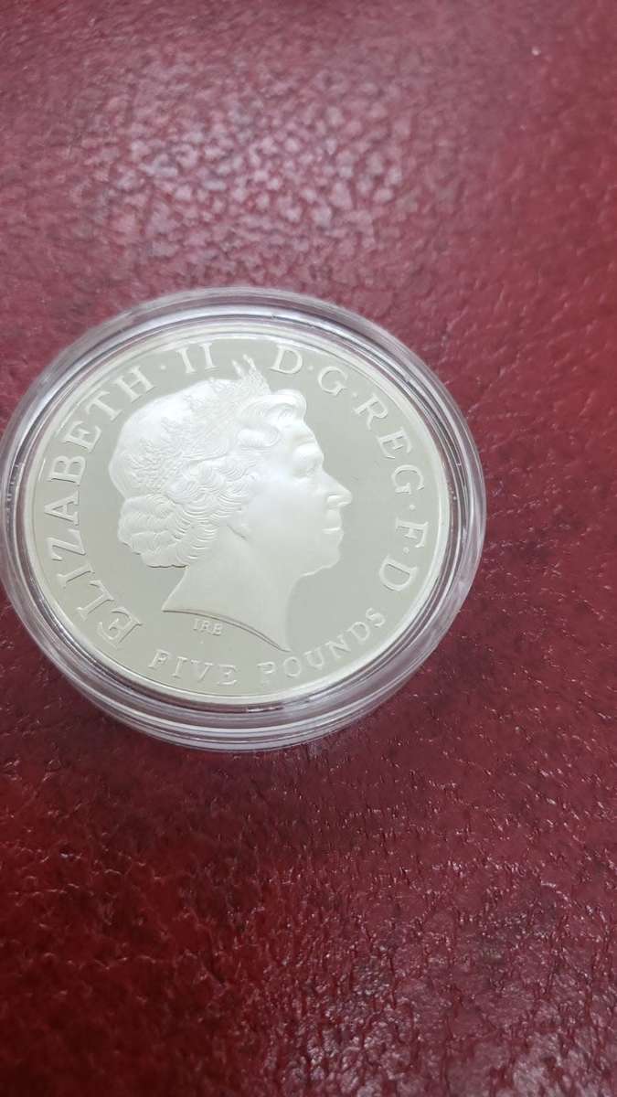 UK 2002 Queen Elizabeth Memorial Silver Proof Crown