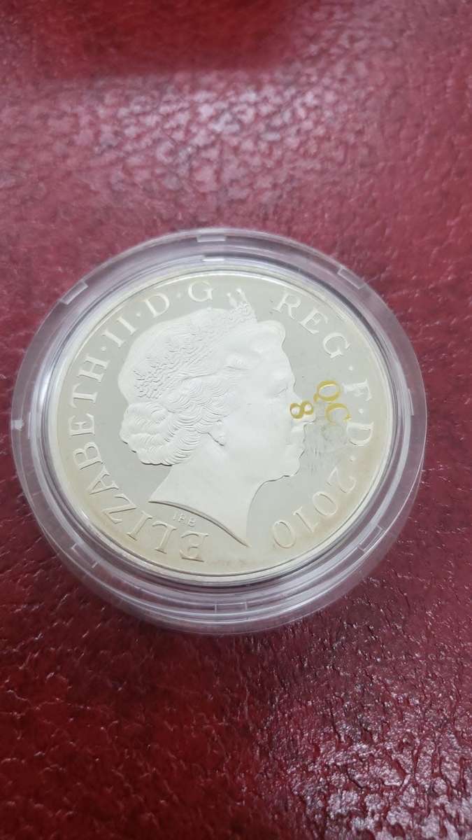 UK 2010 Restoration of the Monarchy Silver Five Pound Proof