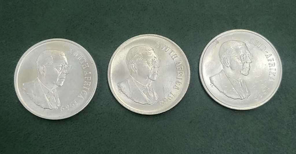 RSA 1 Rand 1969E - UNC condition