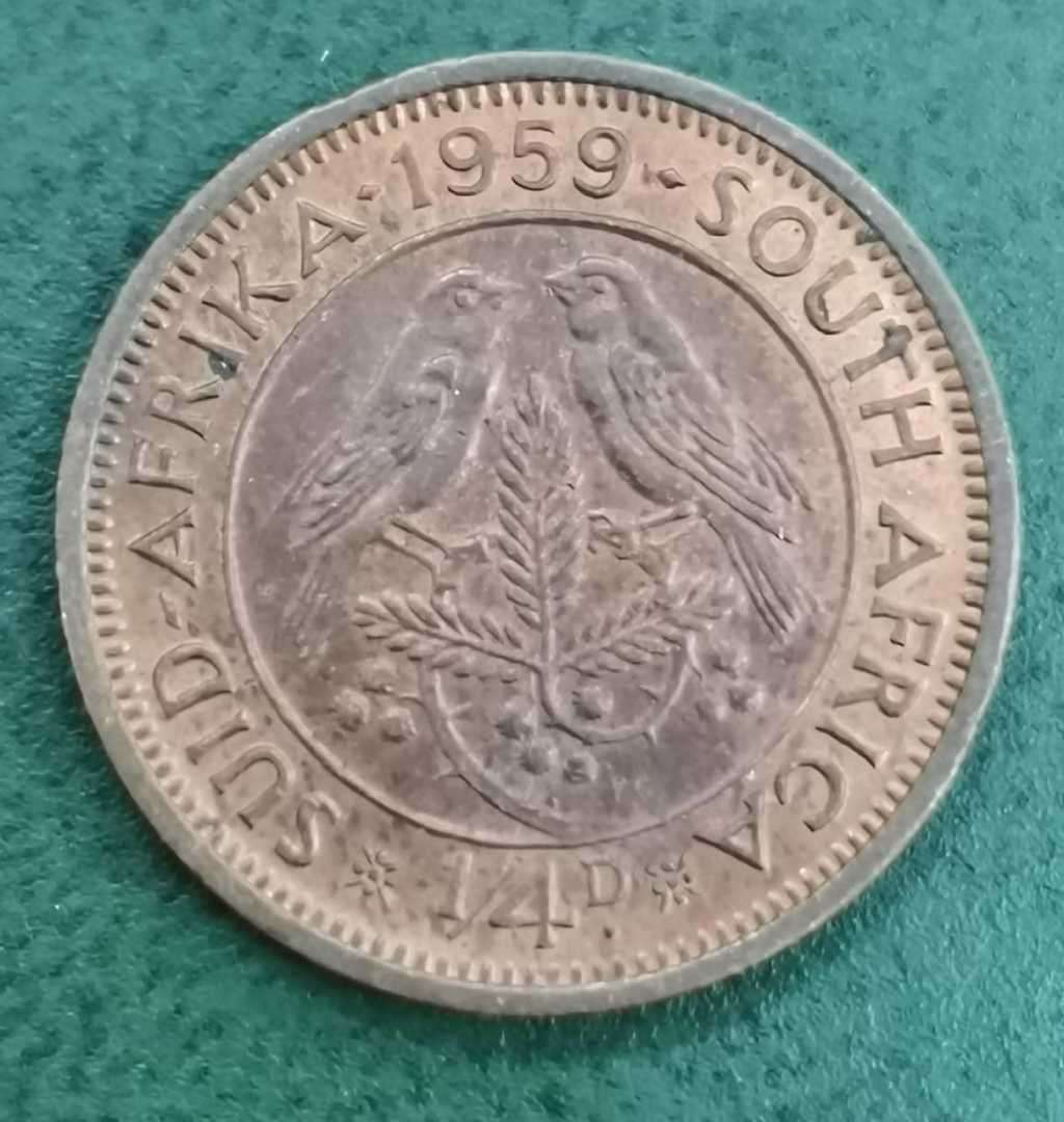 Union 1/4 Penny 1959