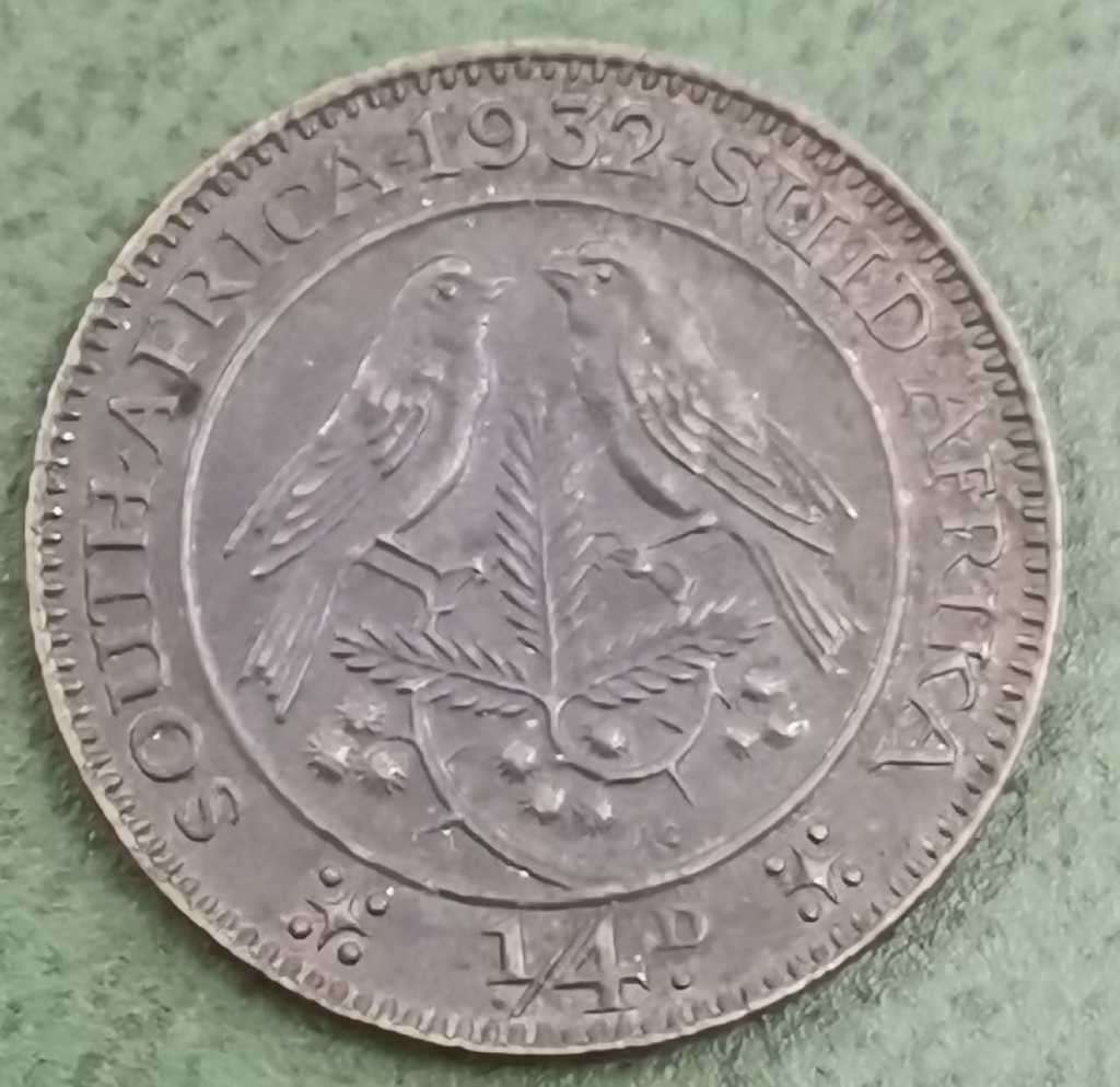 Union 1/4 Penny 1932 - Beautiful condition