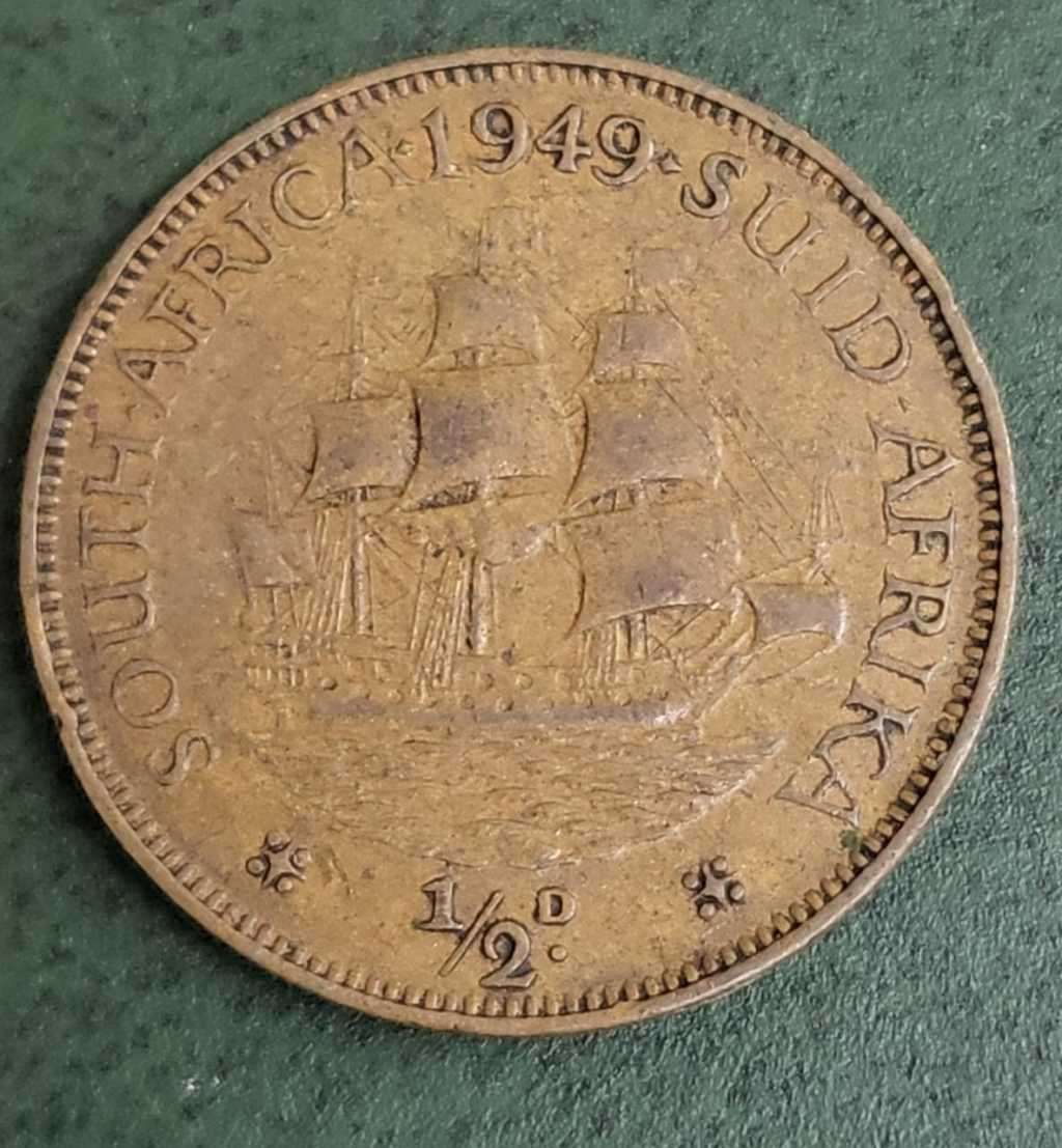 Union 1/2 Penny 1949
