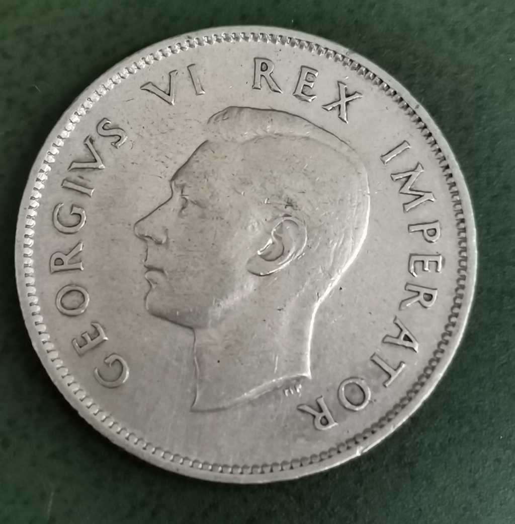 Union 2 Shillings 1937 - Nice condition
