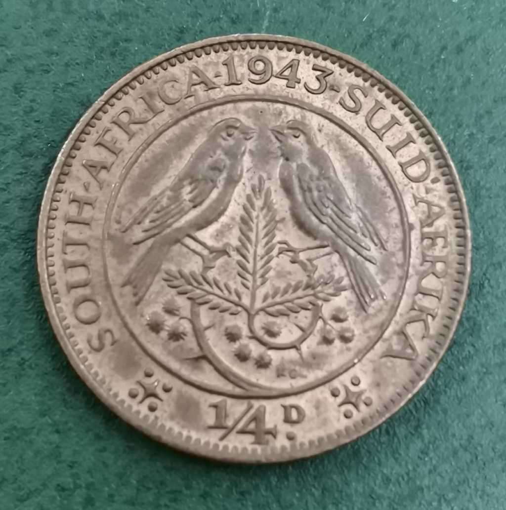 Union 1/4 Penny 1943