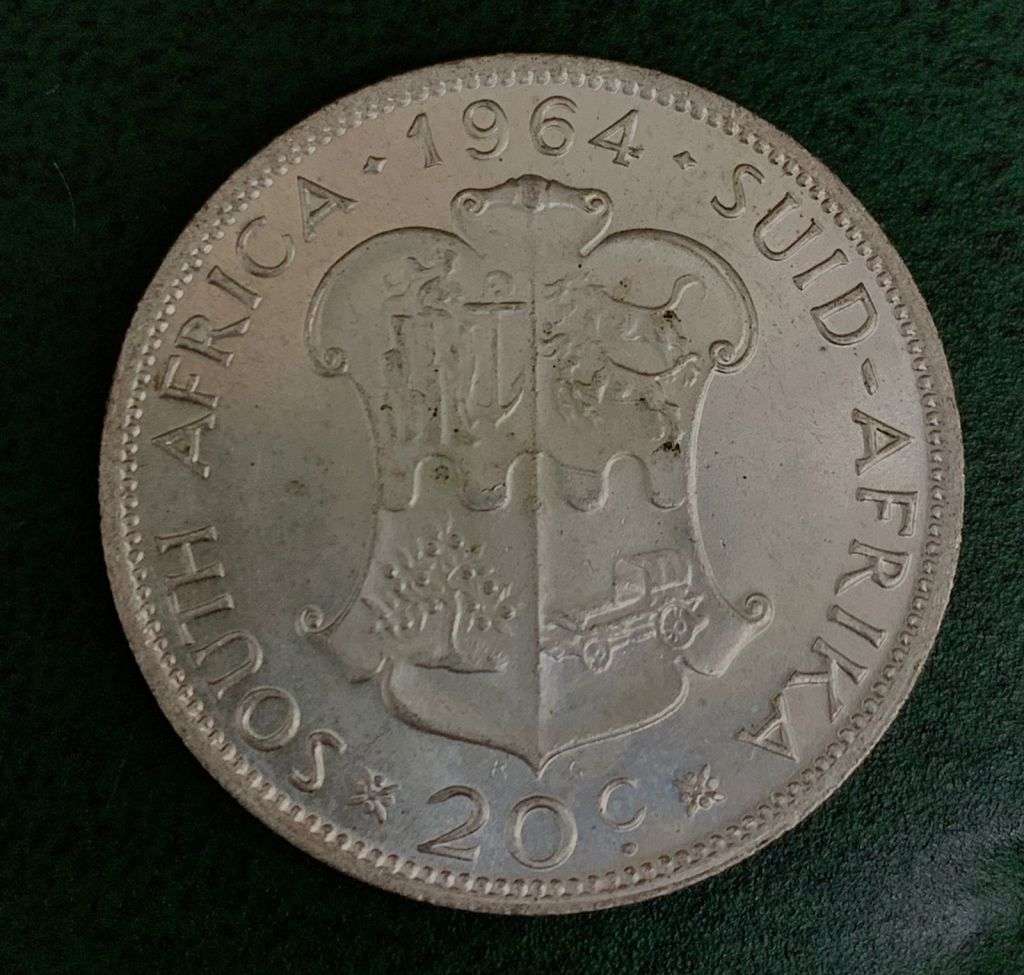RSA 20 Cents 1964 - Great condition