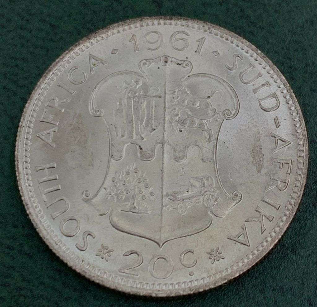 RSA 20 Cents 1961