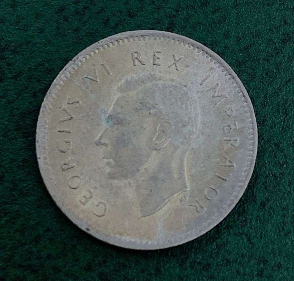 Union Threepence 1941-Cracked Die ERROR