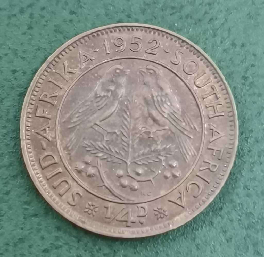 Union 1/4 Penny 1952