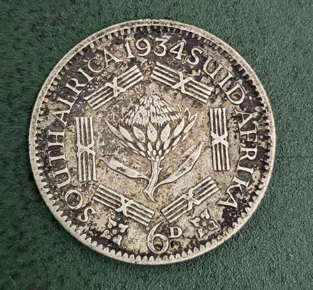 Union Sixpence 1934