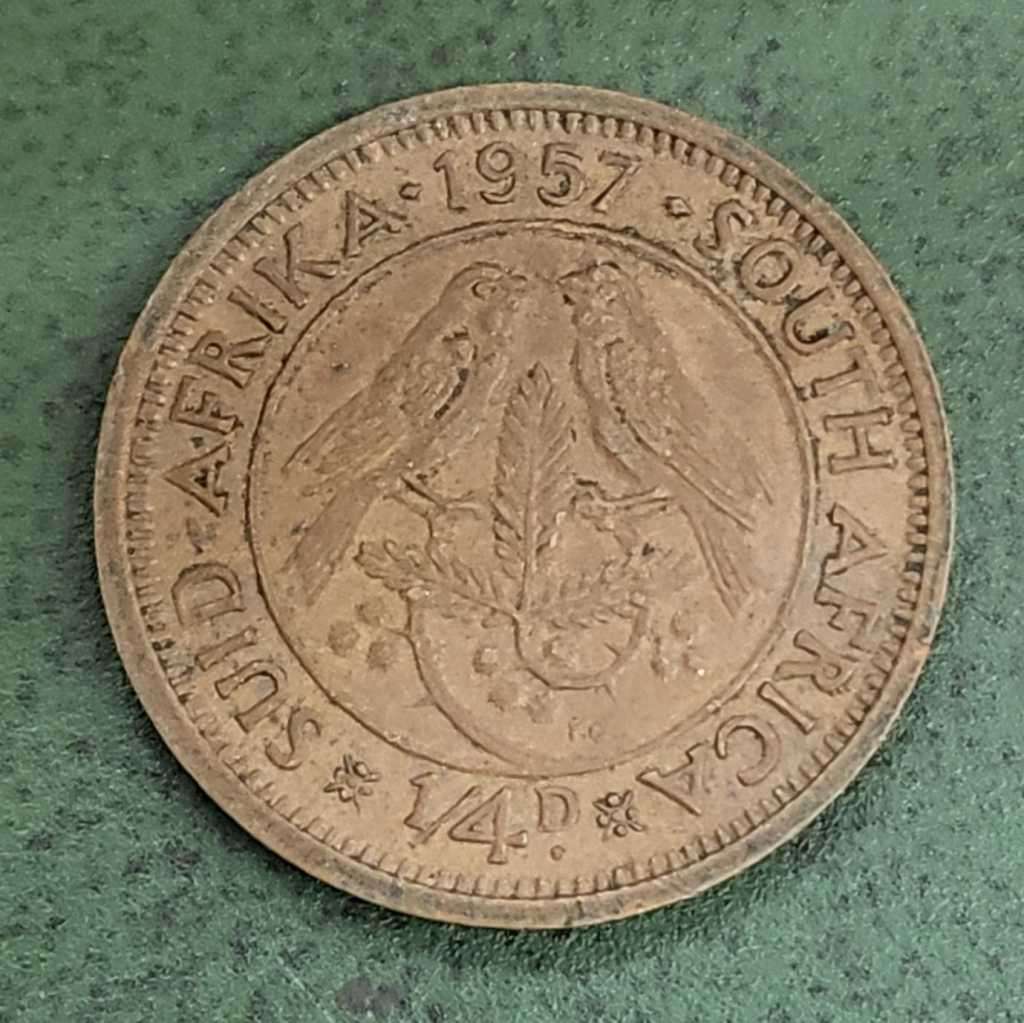 Union 1/4 Penny 1957