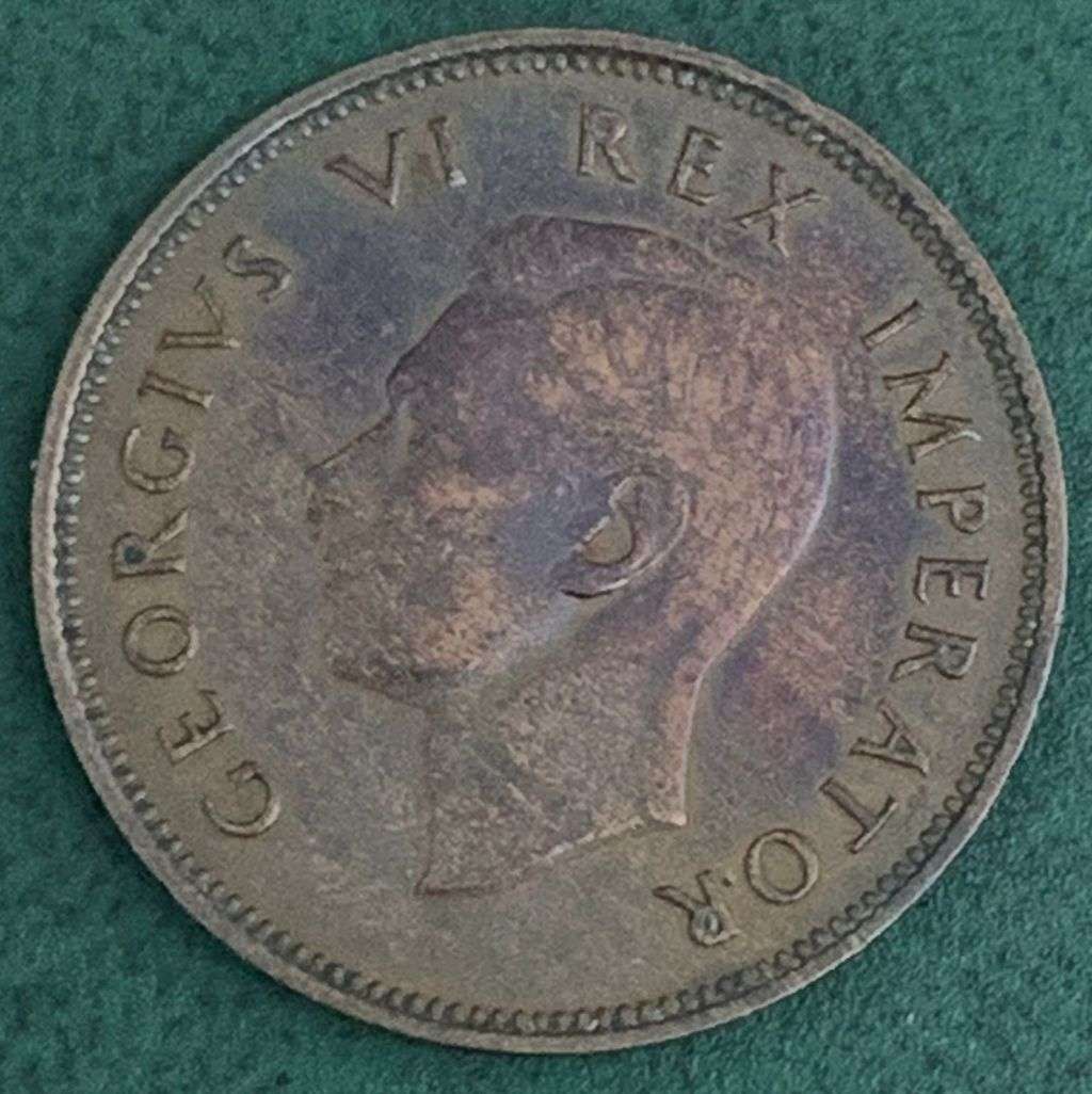 Union 1/2 Penny 1937