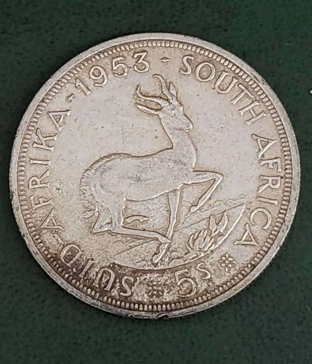 Union 5 Shillings 1953