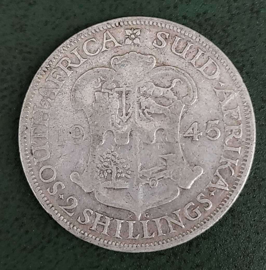 *R1 Auction* Union 2 Shillings 1945